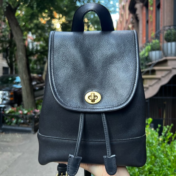Coach Bags Vintage Coach Daypack Backpack 996 In Black Poshmark